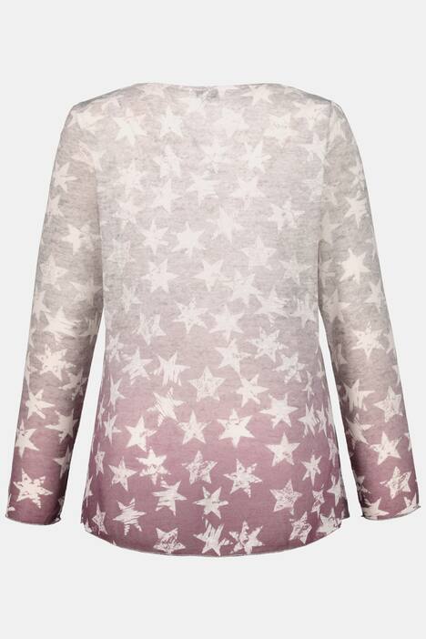 Shirt, Sternenmuster, Glitzernaht, Pailletten