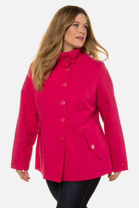 Jacke, hoher Stehkragen, leichte Qualität
