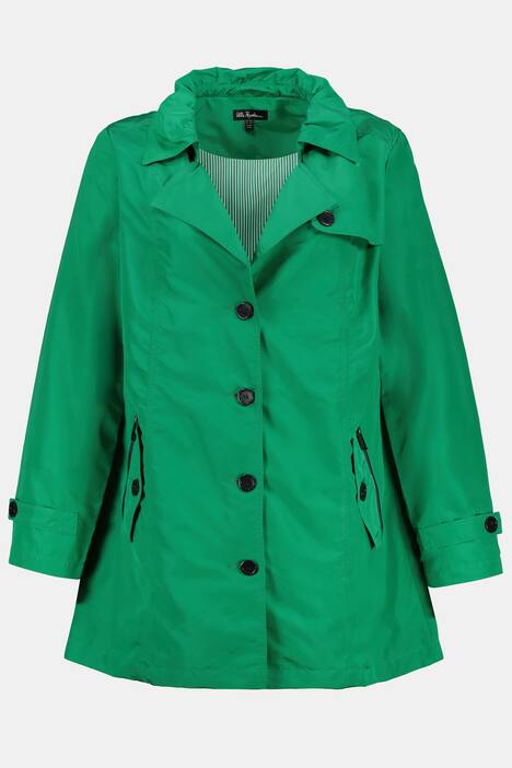 Trenchcoat, gestreiftes Futter, leichte Sommerqualität