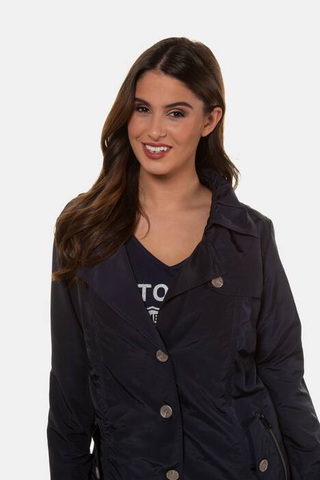 Trenchcoat, gestreiftes Futter, leichte Sommerqualität