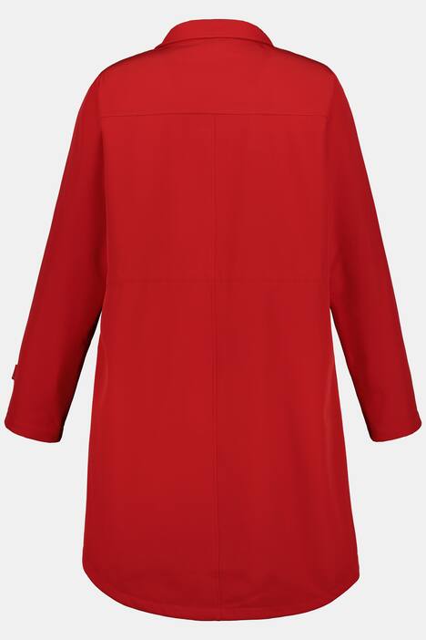 Hooded Extended Back Softshell Fully Lined Parka