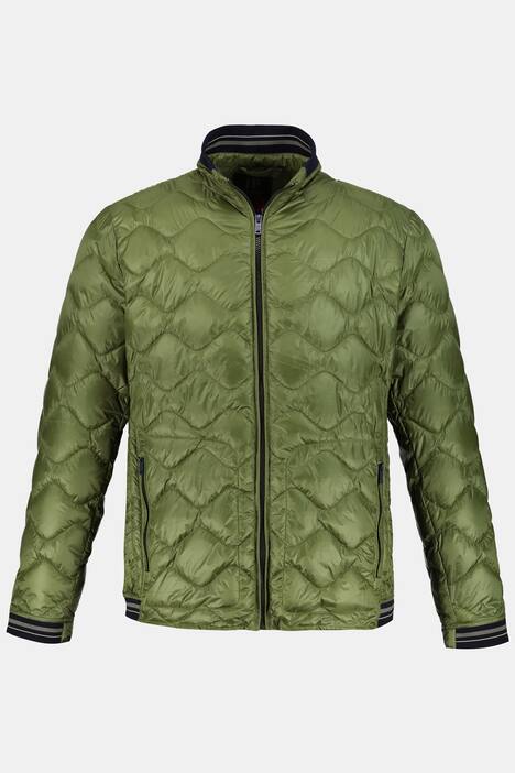 Steppjacke, kontrastfarbiges Futter, Langarm