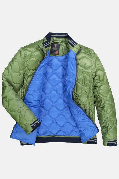 Steppjacke, kontrastfarbiges Futter, Langarm
