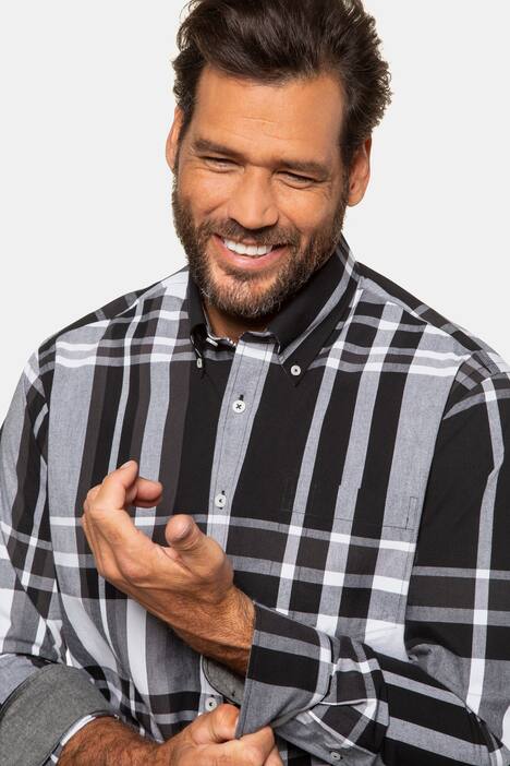 Plaid Button Down Modern Fit Cotton Shirt