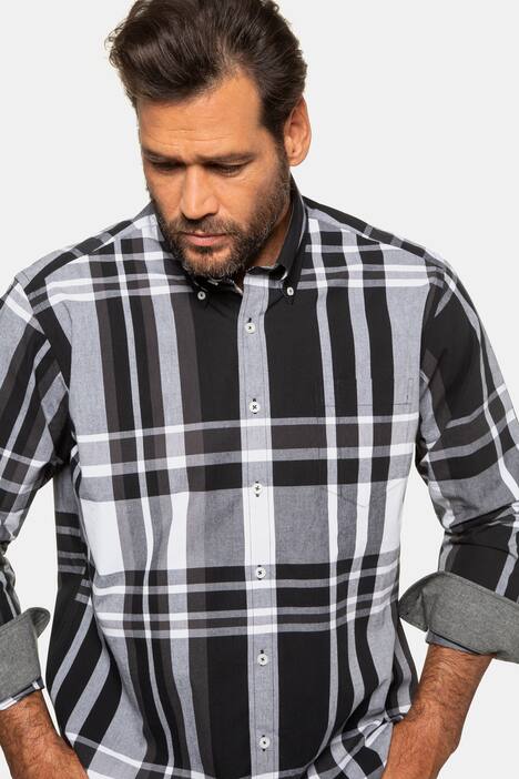 Plaid Button Down Modern Fit Cotton Shirt