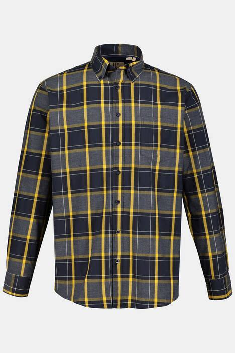 Plaid Button Down Cotton Shirt