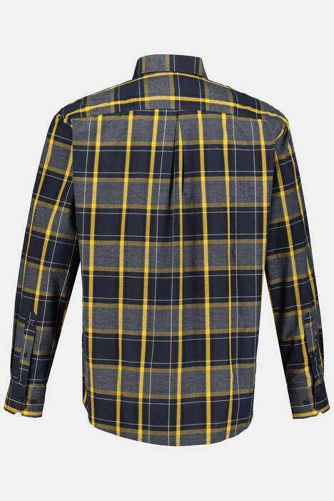 Plaid Button Down Cotton Shirt