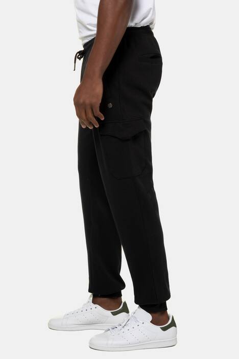 Cargo Elastic Waist Cotton Knit Joggers