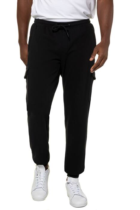 Cargo Elastic Waist Cotton Knit Joggers
