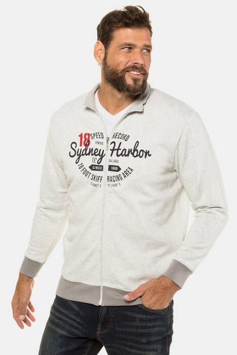 Sweatjacke, Sydney Harbor, Stehkragen