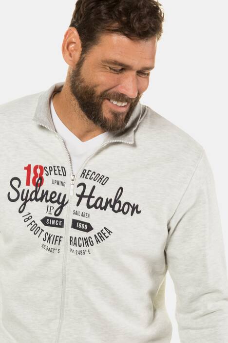 Sweatjacke, Sydney Harbor, Stehkragen