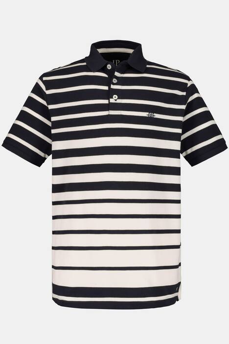 Poloshirt, Ringel-Verlauf, Piqué, Halbarm