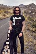 T-shirt, maglietta dedicata alla banda Black Sabbath, mezze maniche