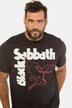 T-shirt, maglietta dedicata alla banda Black Sabbath, mezze maniche