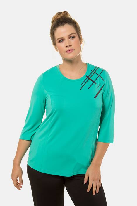 Funktionsshirt, reflektierende Streifen, Slim, schnelltrocknend
