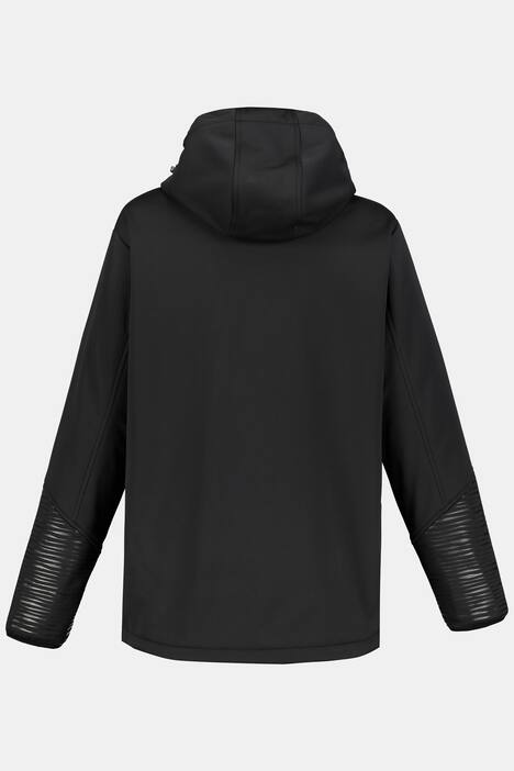 Softshelljacke, Lack-Linien, Meshfutter, Saumtunnelzug
