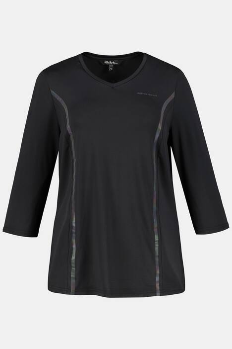 Funktionsshirt, reflektierende Streifen, Slim, schnelltrocknend