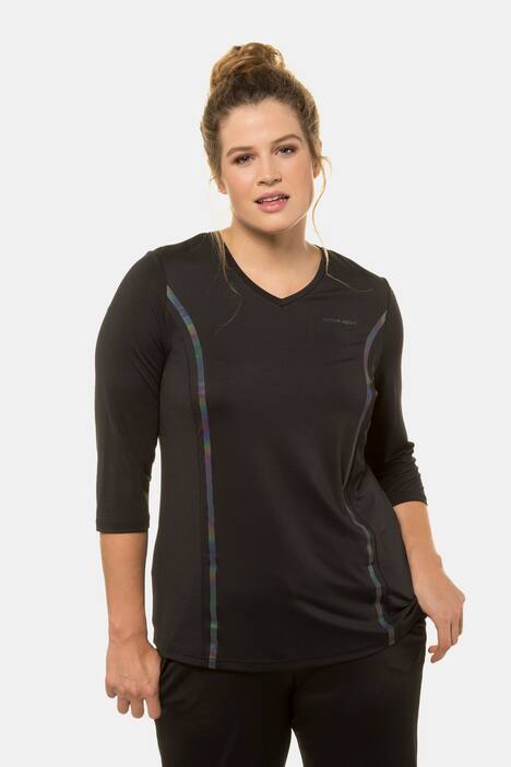 Funktionsshirt, reflektierende Streifen, Slim, schnelltrocknend
