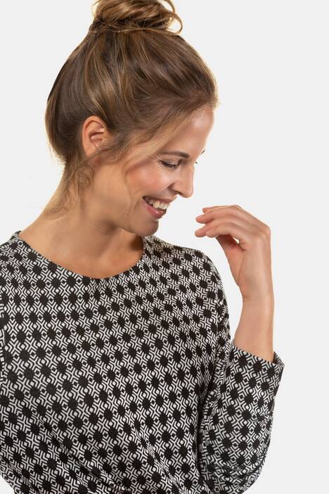 Pullover, Jaquard-Muster, Langarm