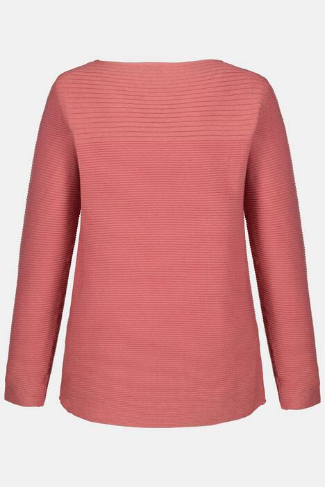 Pullover, Querrippen-Mix, Rollkanten