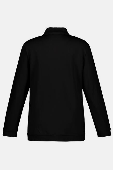 Sweatjacke, Collegestil, Rippbündchen