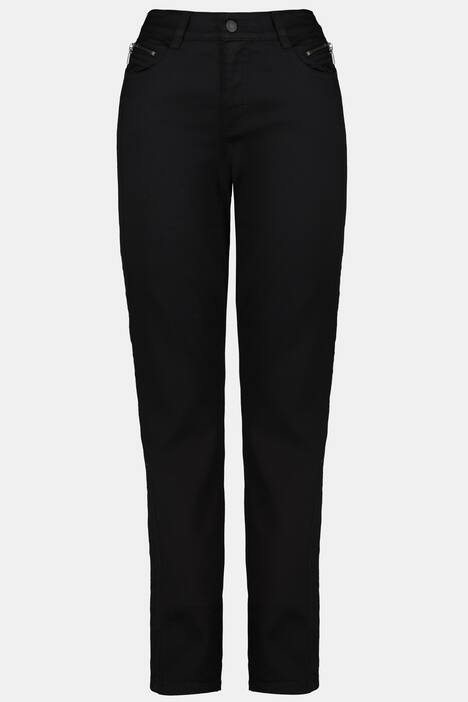 Hose Tina, extra elastisch, 5-Pocket, gerades Bein