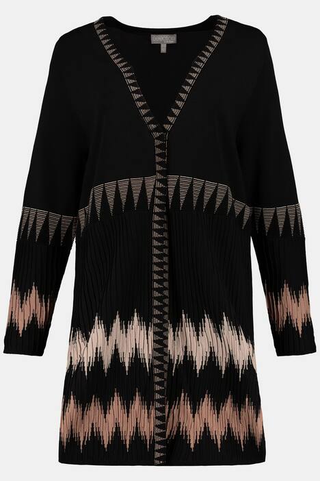 Strickjacke, extralang, Strickmix, selection