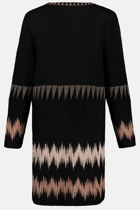 Strickjacke, extralang, Strickmix, selection