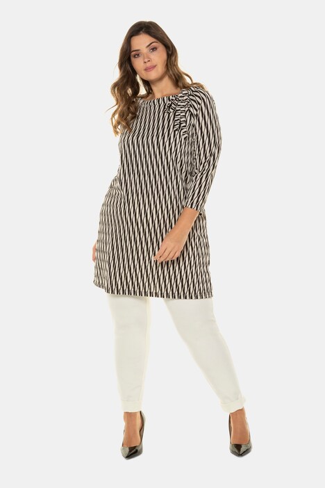 Longshirt, Struktur-Jersey, A-Linie, selection