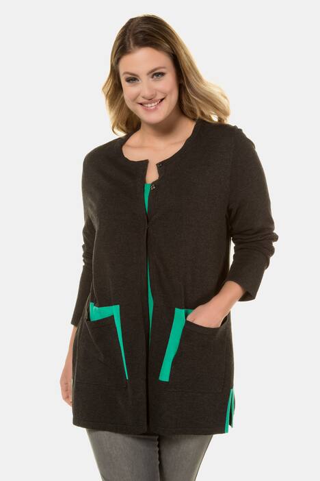 Cardigan, Color-Details, längere Form, selection
