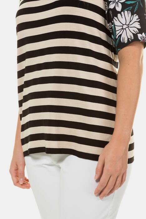T-Shirt, Streifen, Classic, Blüten, selection