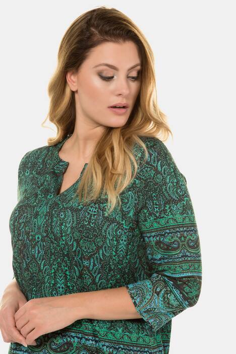 Shirt, Paisley-Design, Tunika-Ausschnitt, selection