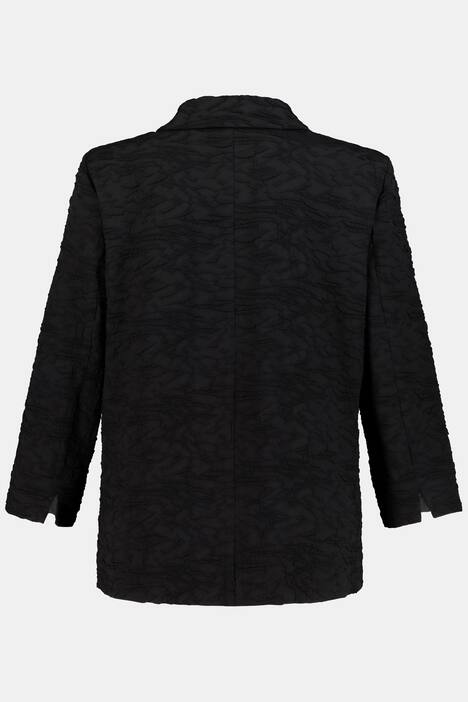 Jacke, Struktur-Jacquard, A-Linie, 3/4-Ärmel, selection
