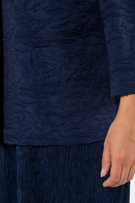 Jacke, Struktur-Jacquard, A-Linie, 3/4-Ärmel, selection