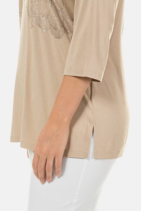 Shirt, glitzerndes Blüten-Design, Classic, selection