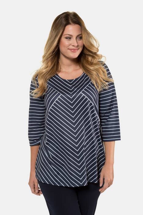 Shirt, Streifenmix, Classic, 3/4-Arm, selection