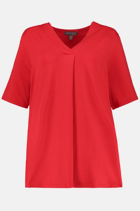 T-Shirt, Zierfalte, V-Ausschnitt, selection
