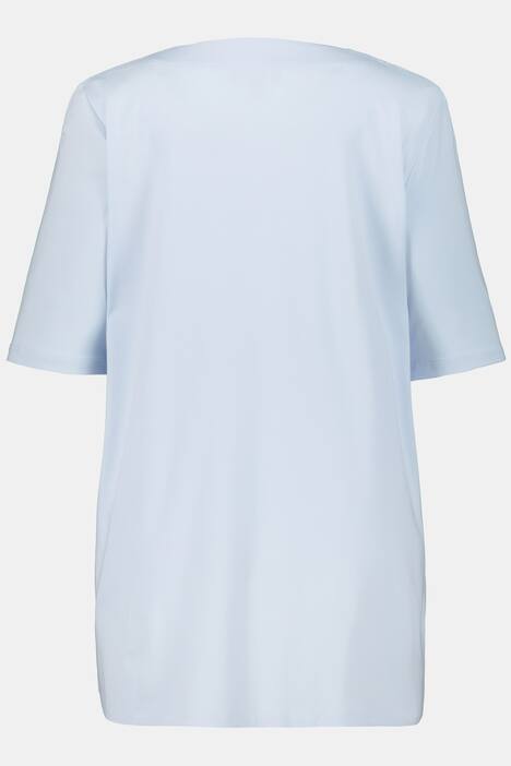 T-Shirt, Zierfalte, A-Linie, V-Ausschnitt, selection