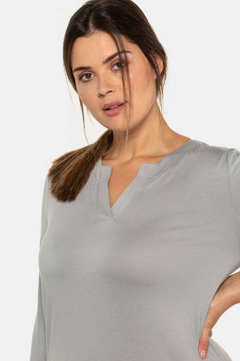 Shirt, Tunika-Ausschnitt, Classic, 3/4-Arm, selection