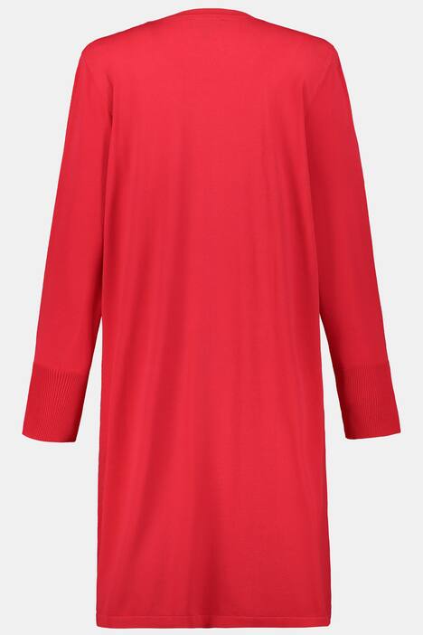 Cardigan, lange A-Linie, breite Bündchen, selection