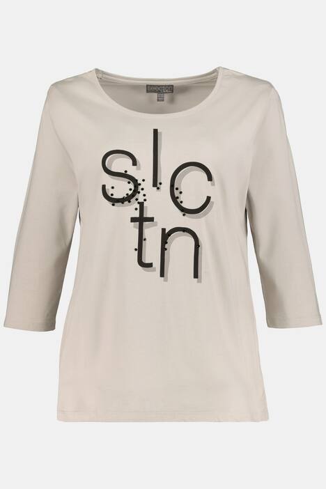 Shirt, Schriftmotiv, Classic, Glitzersteine, selection