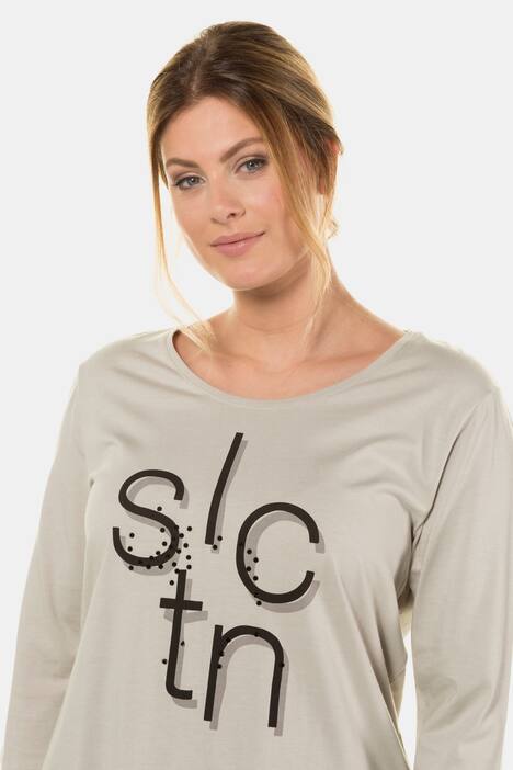 Shirt, Schriftmotiv, Classic, Glitzersteine, selection