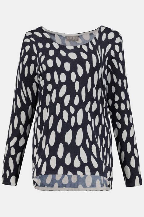 Pullover, Tupfen-Design, Kuschelstrick, selection