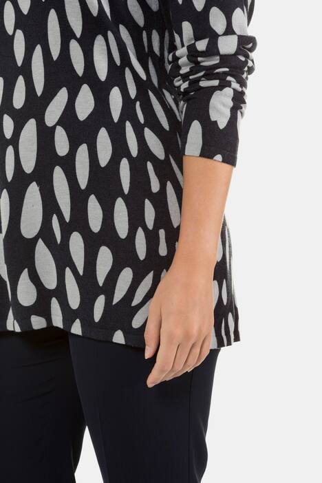 Pullover, Tupfen-Design, Kuschelstrick, selection