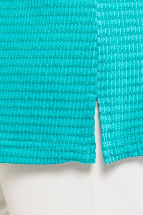 Shirt, 3D-Struktur, Classic, Bogenausschnitt, selection