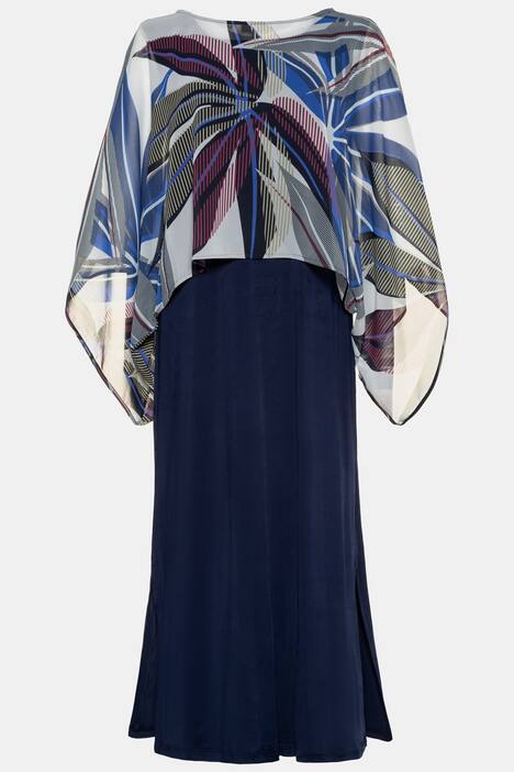 Slinkykleid, Chiffon-Überwurf, selection