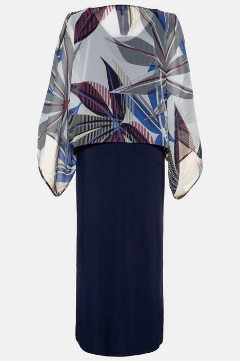 Slinkykleid, Chiffon-Überwurf, selection