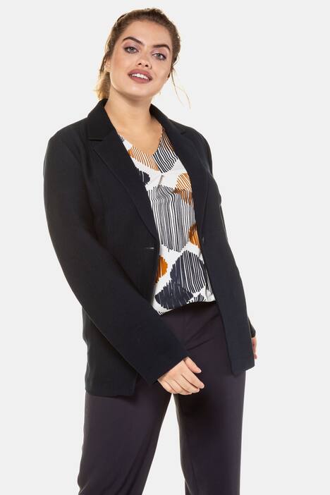 Blazer, Rippstruktur, Regular, Reversform