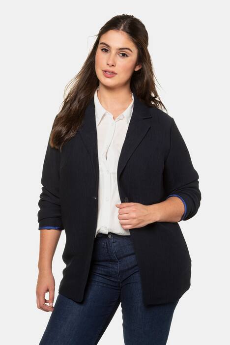 Blazer, Rippstruktur, Regular, Reversform