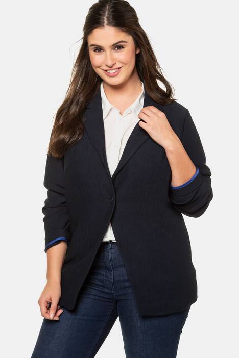 Blazer, Rippstruktur, Regular, Reversform